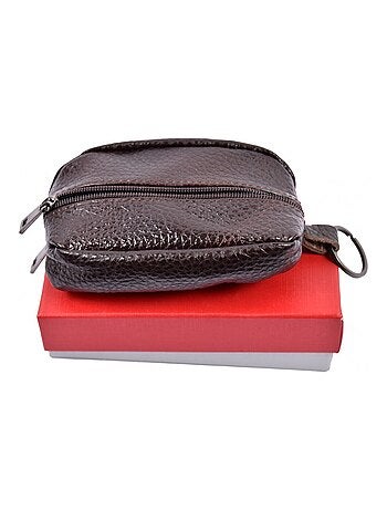 Porte Moneta Grain di Caffè - Pelle Vitello -