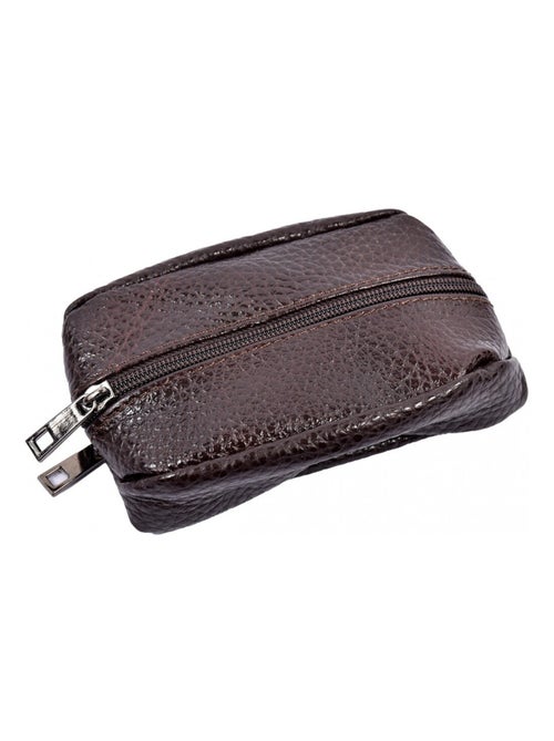 Porte Moneta Grain di Caffè - Pelle Vitello - - Kiabi