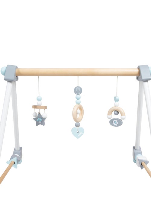 Portico giochi in legno con 3 anelli da dentizione miffy® – ROBA - Kiabi