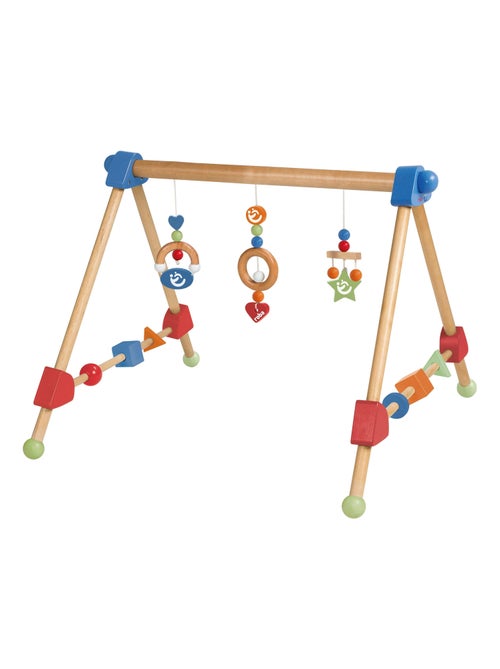 Portico giochi in legno con 3 anelli da dentizione – ROBA - Kiabi