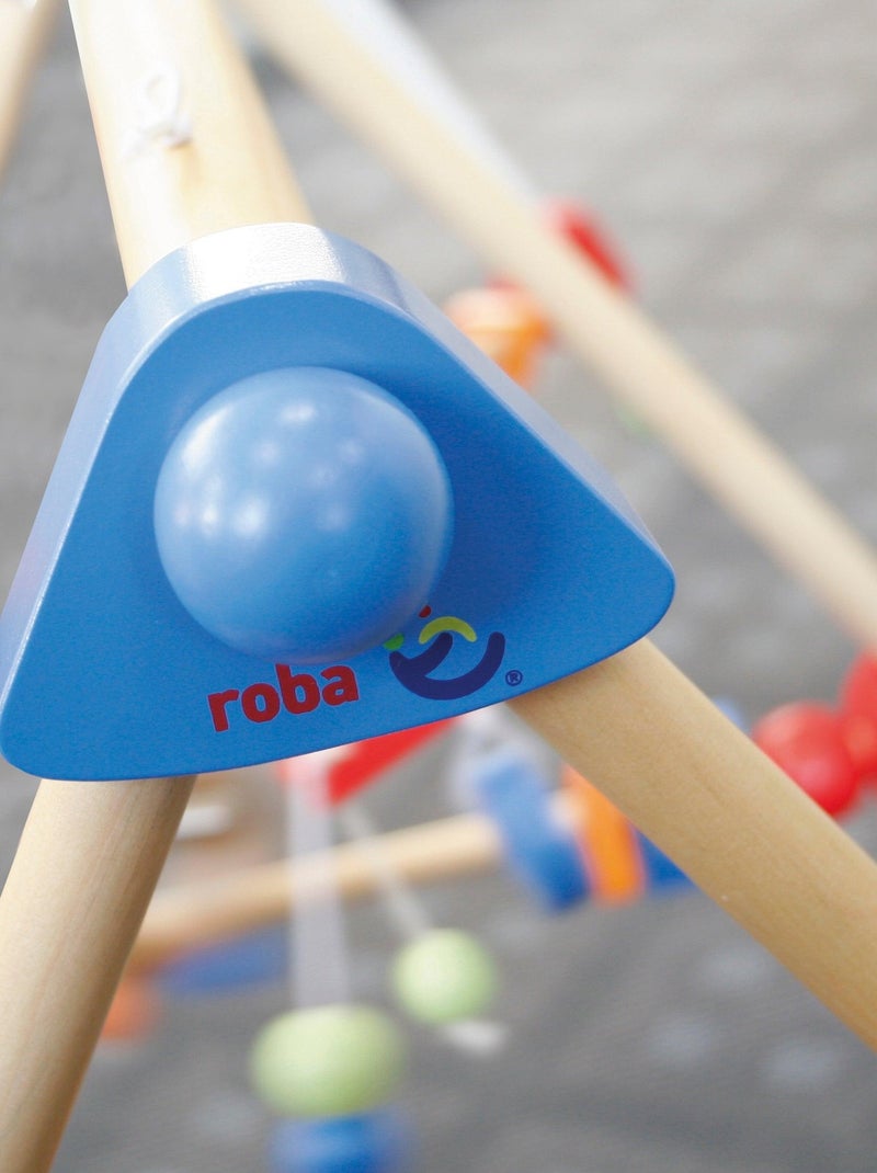 Portico giochi in legno con 3 anelli da dentizione – ROBA Multicolore - Kiabi