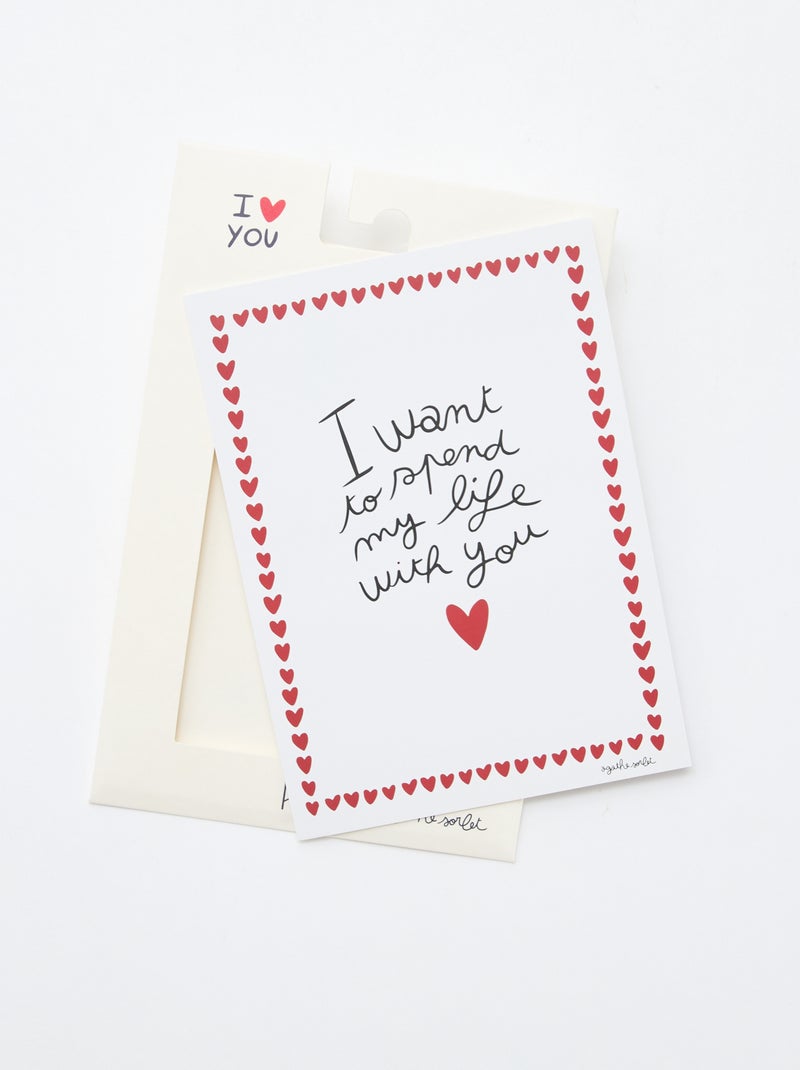 Poster "Agathe Sorlet x Kiabi" - San Valentino Bianco - Kiabi