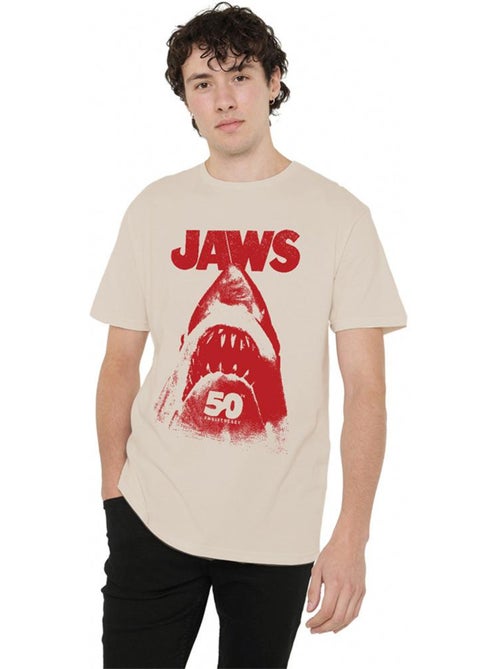 Poster maglietta 50° squalo adulto unisex - jaws - Kiabi