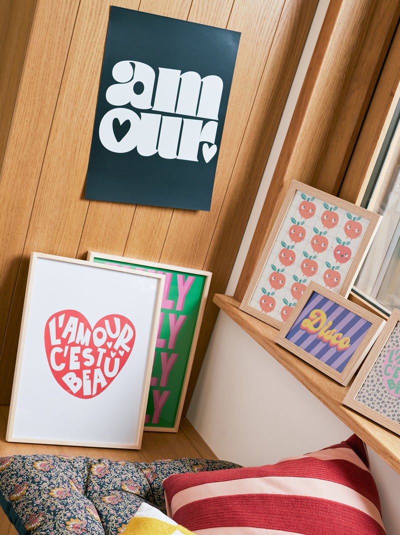 Poster stampa 30 x 40 cm - Kiabi Home NERO - Kiabi