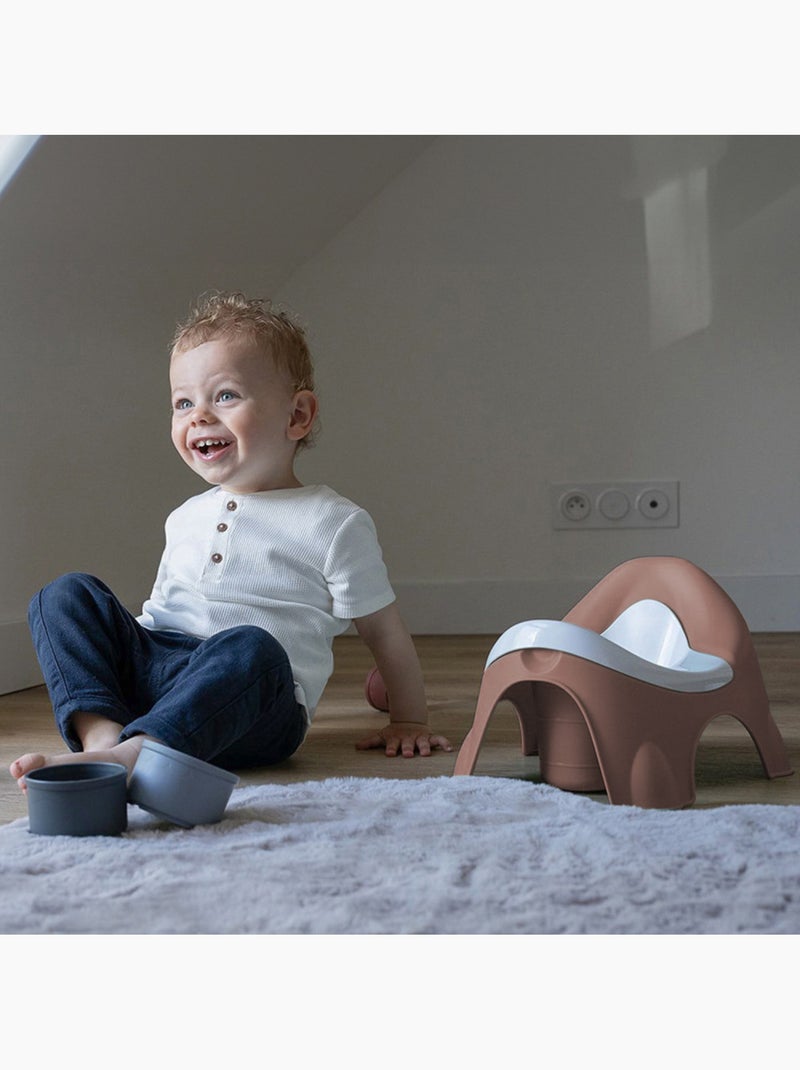 Potty trainer Thermobaby IDEO con vaschetta estraibile Rose coccoloso made in France Rosa - Kiabi