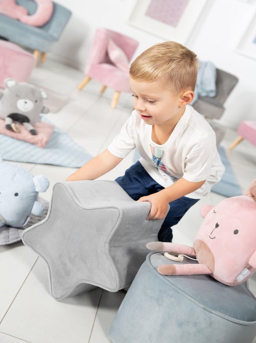 Pouf a stella in velluto morbido per bambini – ROBA "Lil Sofa" - Kiabi