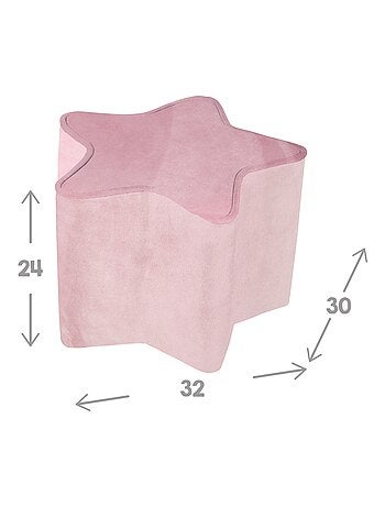Pouf a stella in velluto morbido per bambini – ROBA "Lil Sofa