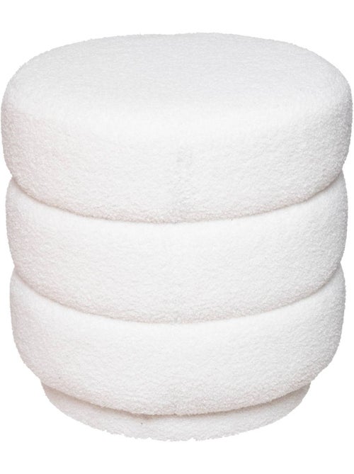 Pouf bouclette sinan bianco - Kiabi Pouf bouclette sinan bianco - Kiabi