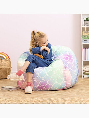 Pouf classico grande per bambini da interno ed esterno con stampa divertente - icon