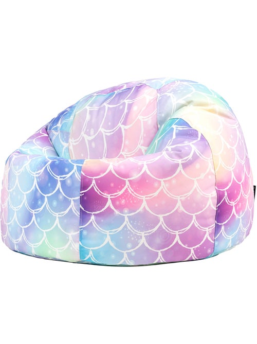 Pouf classico grande per bambini da interno ed esterno con stampa divertente - icon - Kiabi