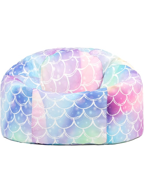 Pouf classico grande per bambini da interno ed esterno con stampa divertente - icon - Kiabi