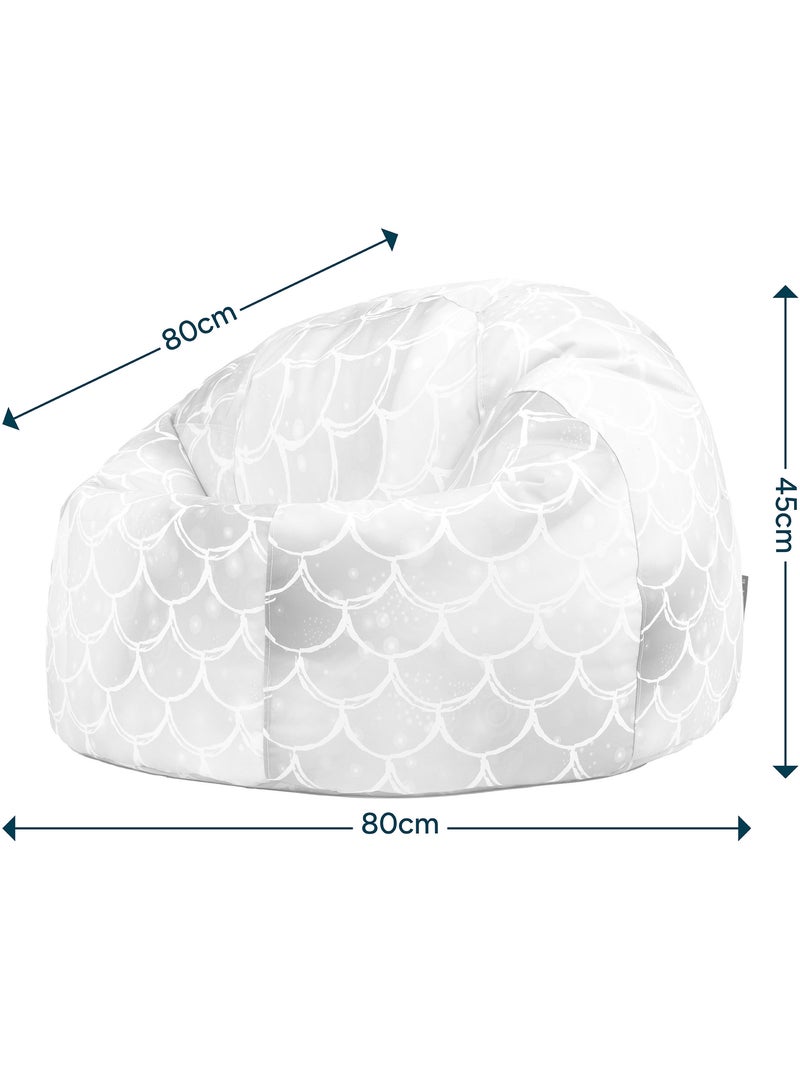 Pouf classico grande per bambini da interno ed esterno con stampa divertente - icon Rosa/Multicolore - Kiabi