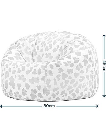 Pouf classico grande per bambini da interno ed esterno con stampa divertente - icon