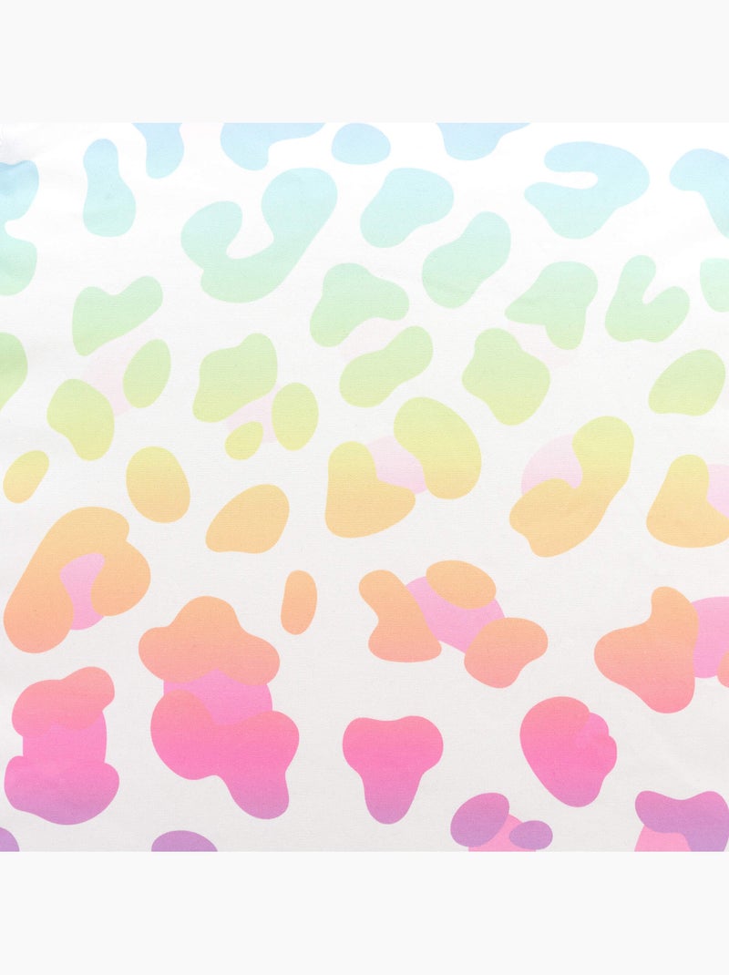 Pouf classico grande per bambini da interno ed esterno con stampa divertente - icon Viola/Rosa - Kiabi