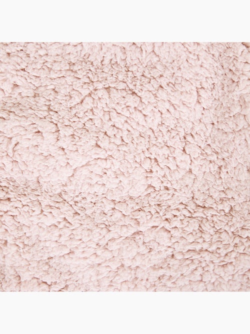 Pouf classico grande per bambini in morbido tessuto effetto peluche -icon - Kiabi