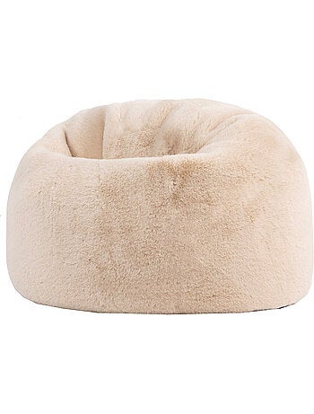 Pouf classico per bambini in pelliccia sintetica - icon