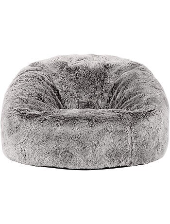 Pouf classico per bambini in pelliccia sintetica - icon