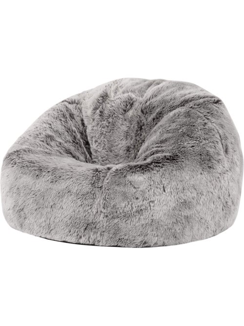 Pouf classico per bambini in pelliccia sintetica - icon - Kiabi