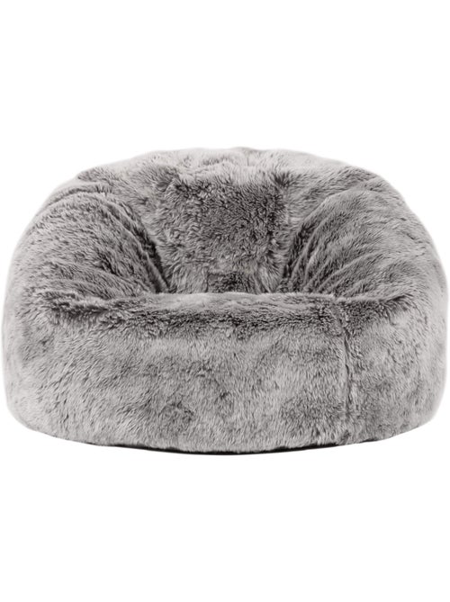 Pouf classico per bambini in pelliccia sintetica - icon - Kiabi