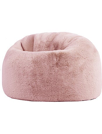 Pouf classico per bambini in pelliccia sintetica - icon