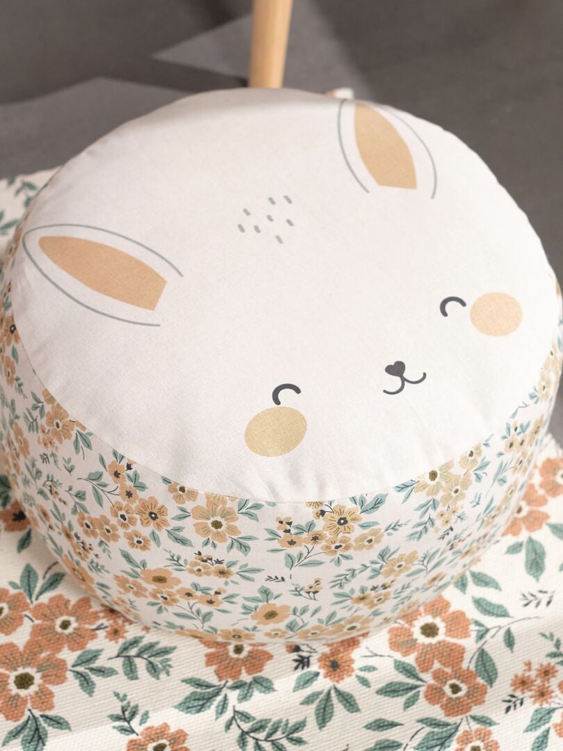 Pouf con stampa 'coniglio' ROSA - Kiabi
