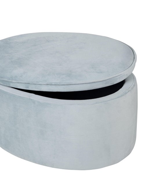 Pouf contenitore ovale in velluto – ROBA "Lil Sofa" - Kiabi