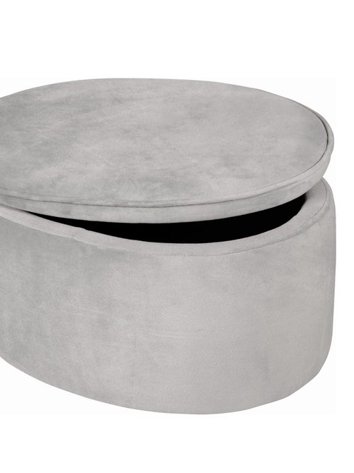Pouf contenitore ovale in velluto – ROBA "Lil Sofa" - Kiabi