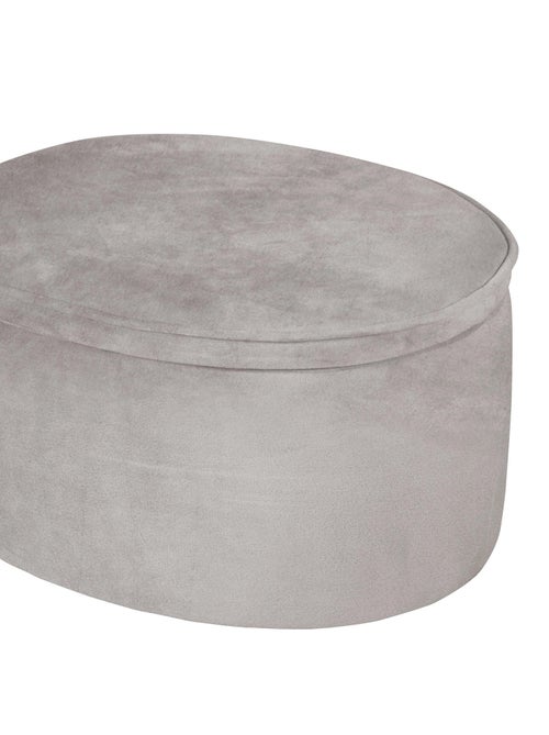 Pouf contenitore ovale in velluto – ROBA "Lil Sofa" - Kiabi