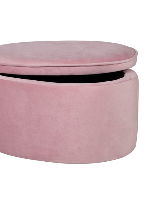 Pouf contenitore ovale in velluto – ROBA "Lil Sofa" - Kiabi