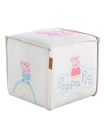 Pouf cubo in velluto morbido per bambini "Roba Peppa Pig