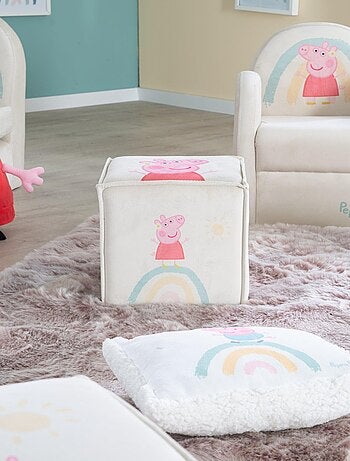 Pouf cubo in velluto morbido per bambini "Roba Peppa Pig
