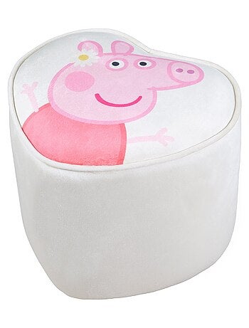 Pouf cuore in velluto morbido per bambini "Roba Peppa Pig