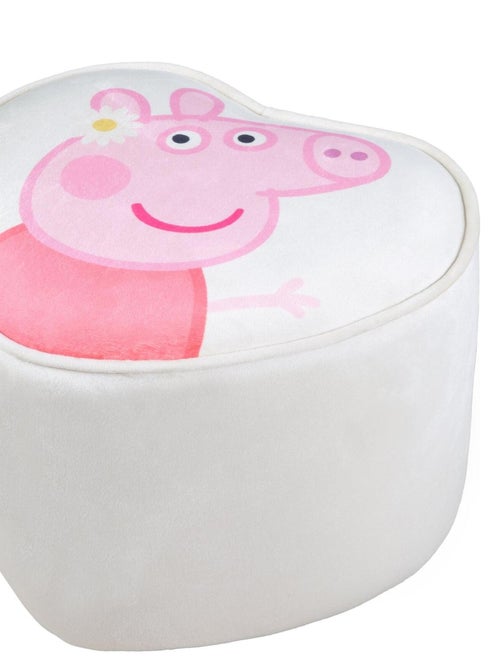 Pouf cuore in velluto morbido per bambini "Roba Peppa Pig" - Kiabi