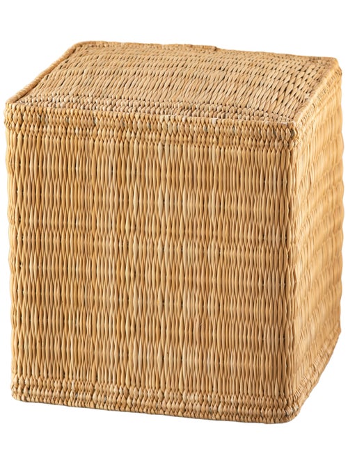 Pouf di paglia intrecciato a mano - Kiabi