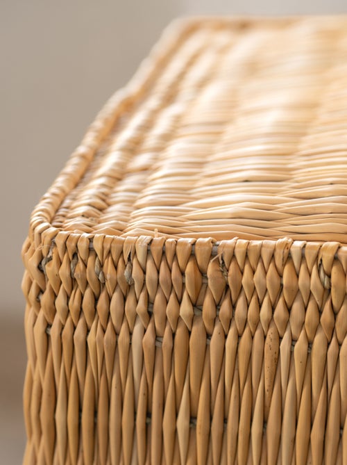 Pouf di paglia intrecciato a mano - Kiabi