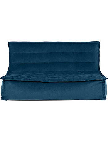 Pouf divano da pavimento kota in velluto opaco - icon