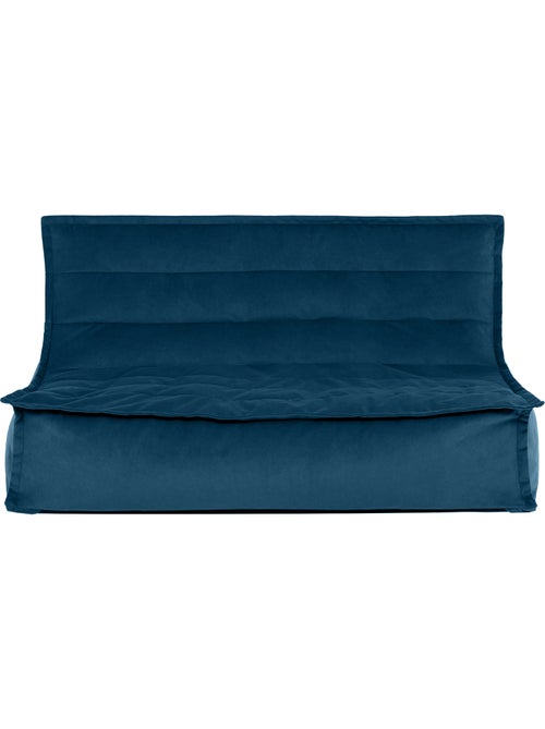 Pouf divano da pavimento kota in velluto opaco - icon - Kiabi