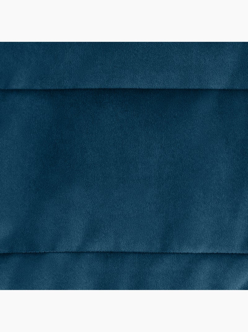 Pouf divano da pavimento kota in velluto opaco - icon Blu marino - Kiabi