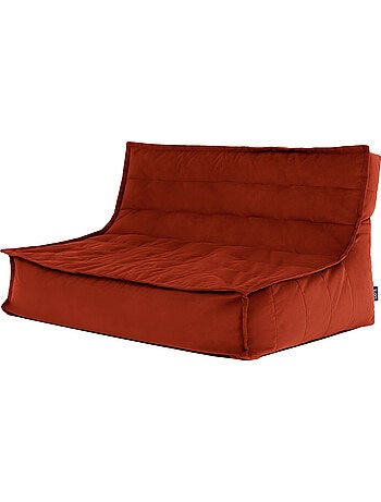 Pouf divano da pavimento kota in velluto opaco - icon