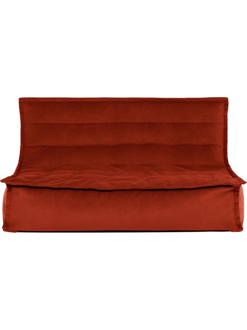 Pouf divano da pavimento kota in velluto opaco - icon - Kiabi