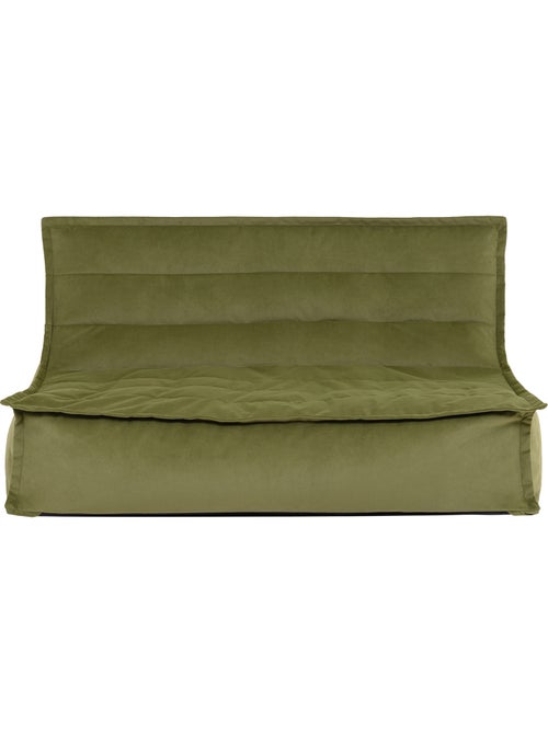 Pouf divano da pavimento kota in velluto opaco - icon - Kiabi