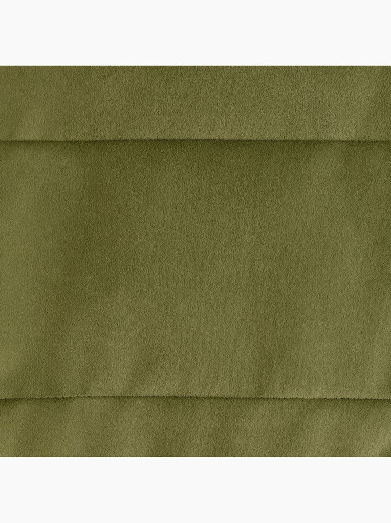 Pouf divano da pavimento kota in velluto opaco - icon Verde oliva - Kiabi