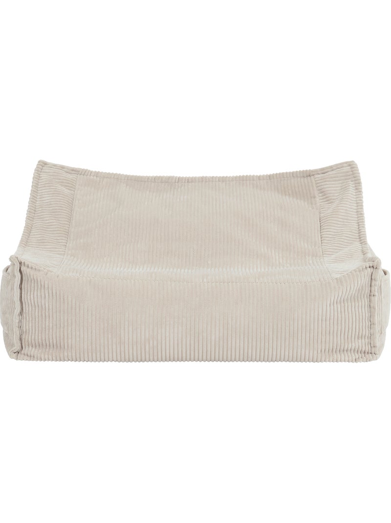 Pouf divano per bambini a 2 posti in velluto a coste - icon Beige - Kiabi