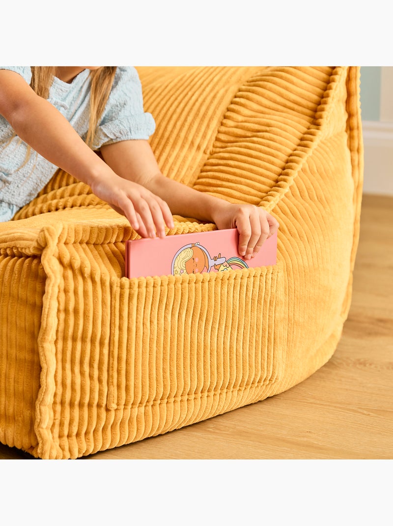 Pouf divano per bambini a 2 posti in velluto a coste - icon Lino - Kiabi