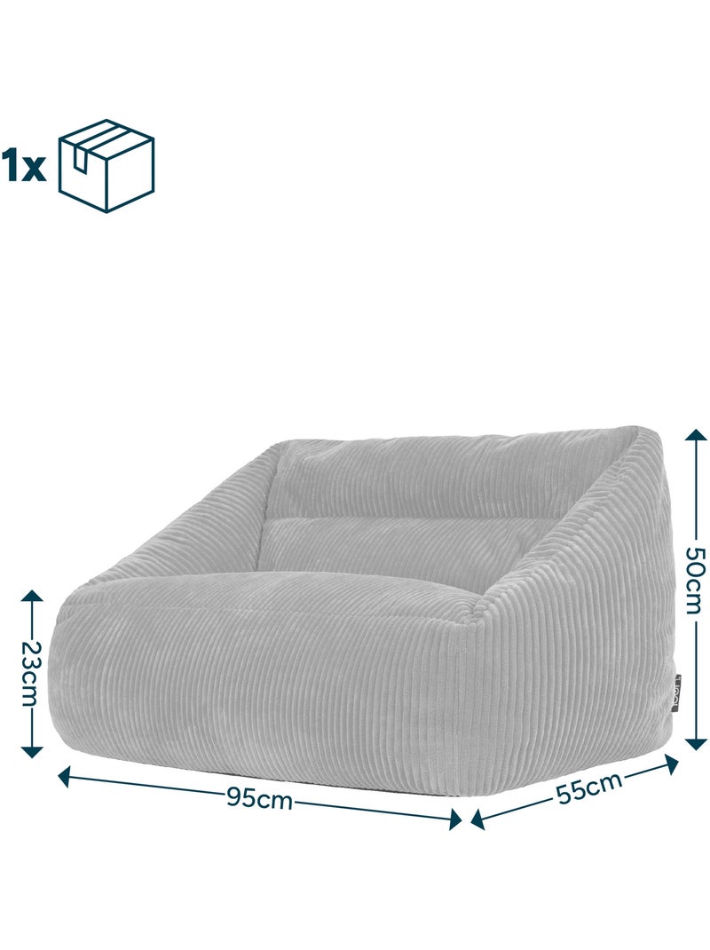 Pouf divano per bambini in velluto a coste - icon Lino - Kiabi