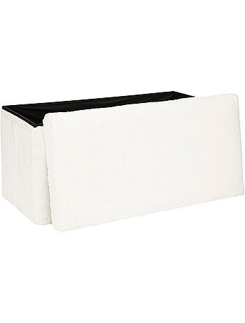 Pouf doppio pieghevole in pelliccia