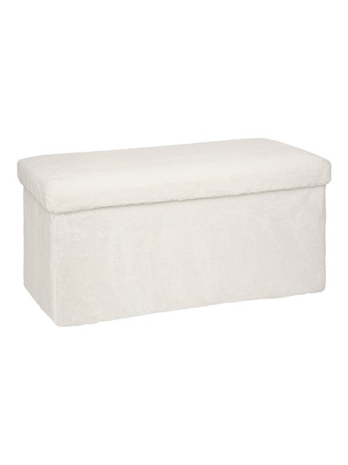 Pouf doppio pieghevole in pelliccia - Kiabi