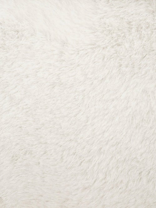 Pouf doppio pieghevole in pelliccia - Kiabi