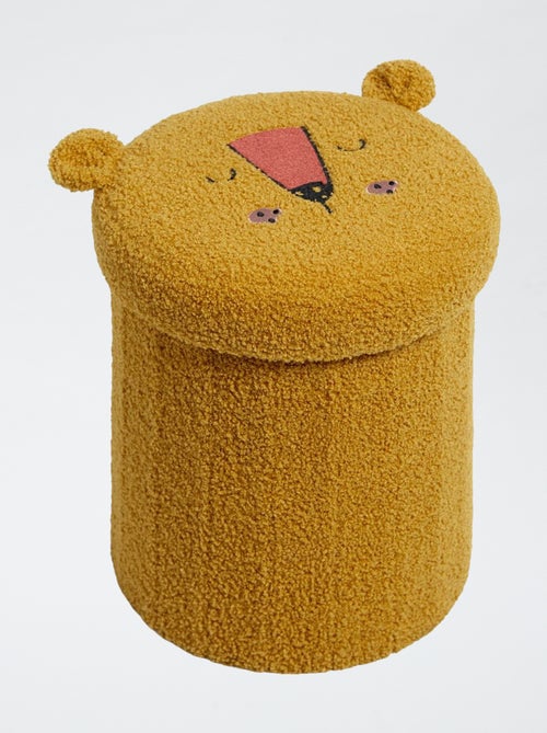 Pouf e scatola portaoggetti in maglia bouclé animata leone - Kiabi Pouf e scatola portaoggetti in maglia bouclé animata leone - Kiabi
