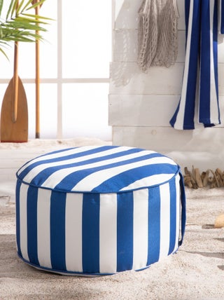 Pouf gonfiabile a righe